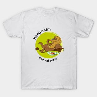 Keep calm and eat pizza T-Shirt